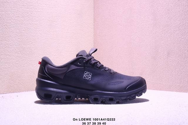 On x Loewe Cloudventure 2.0 mesh, polyester, TPU, round-toe, low-top casual shoe