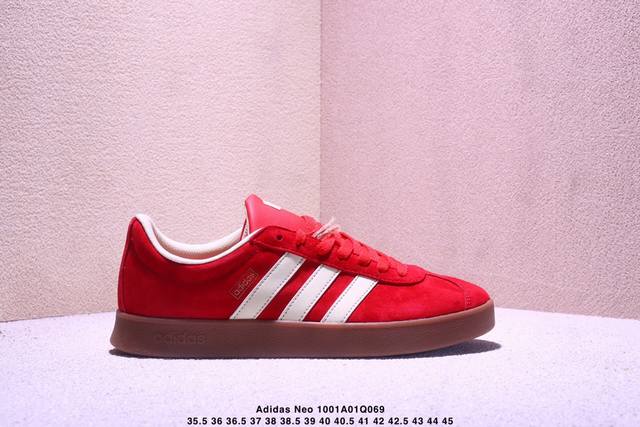 Adidas Neo Vl Court 2.0 versatile single product suede non-slip wear-resistant l