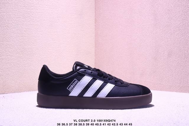 Adidas Vl Court 2.0 Samba Series Gentleman German Training Football Style All-m