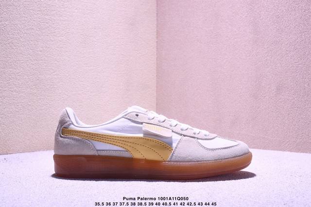 puma palermo black and white Comfortable and versatile low-top German training s