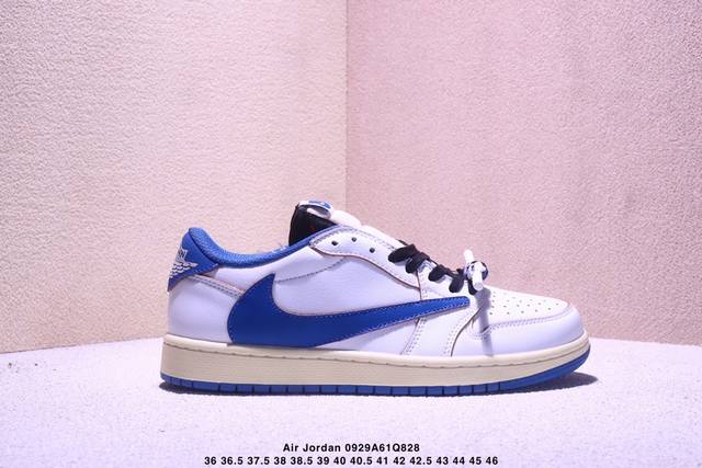 Corporate-level Nike Air Jordan 1 X Travis Scott Aj1 inverted hook Joe One inve