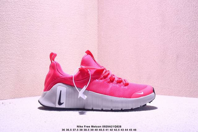 Nike Free Metcon 6 mesh round-toe lace-up shock-absorbing and non-slip low-top t