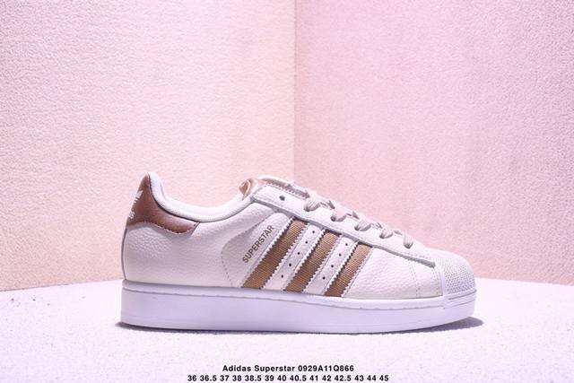Genuine label Adidas Originals Superstar shell head series Adidas clover low-to