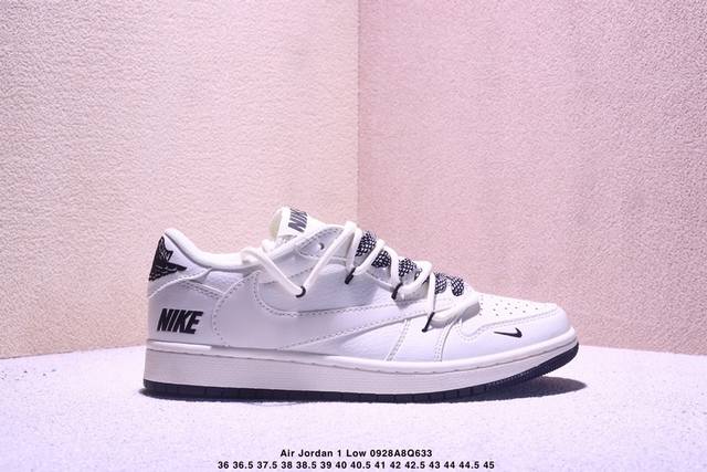 Travis Scott x Fragment Design x Jordan Air Jordan 1 Low Og Sp "Black Logo Draws