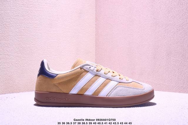 Company-level Adidas Originals Gazelle Indoor clover casual non-slip and wear-re
