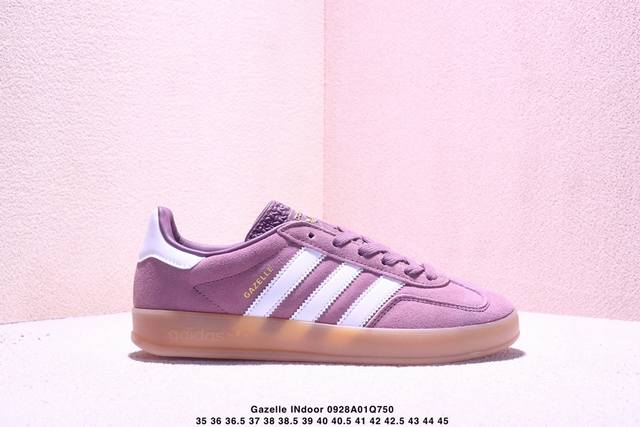 Company-level Adidas Originals Gazelle Indoor clover casual non-slip and wear-re