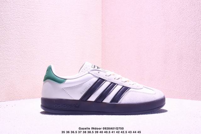 Company-level Adidas Originals Gazelle Indoor clover casual non-slip and wear-re