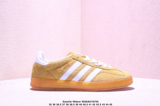 Company-level Adidas Originals Gazelle Indoor clover casual non-slip and wear-re