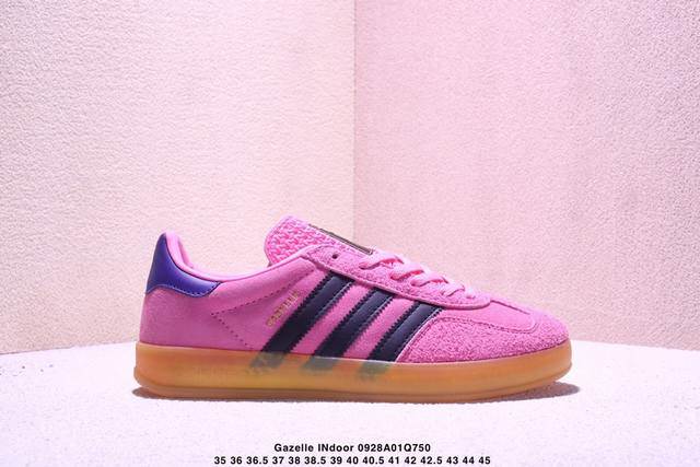 Company-level Adidas Originals Gazelle Indoor clover casual non-slip and wear-re