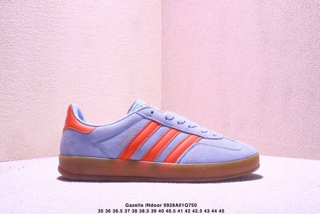 Company-level Adidas Originals Gazelle Indoor clover casual non-slip and wear-re