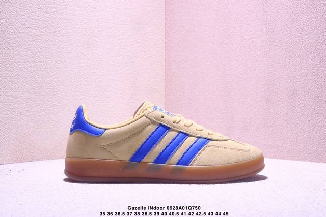 Company-level Adidas Originals Gazelle Indoor clover casual non-slip and wear-re