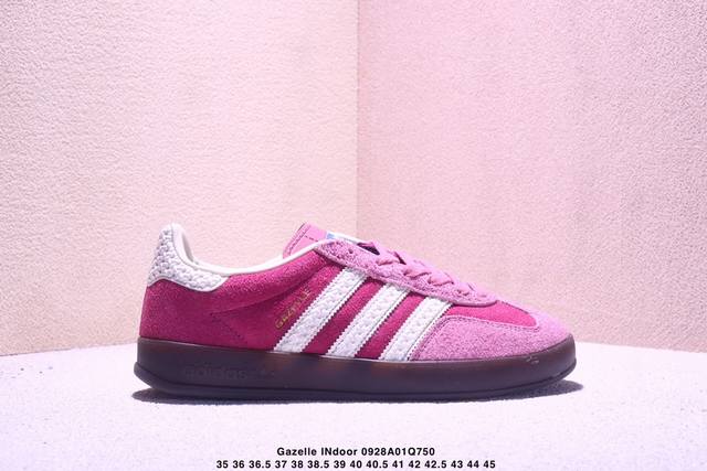 Company-level Adidas Originals Gazelle Indoor clover casual non-slip and wear-re