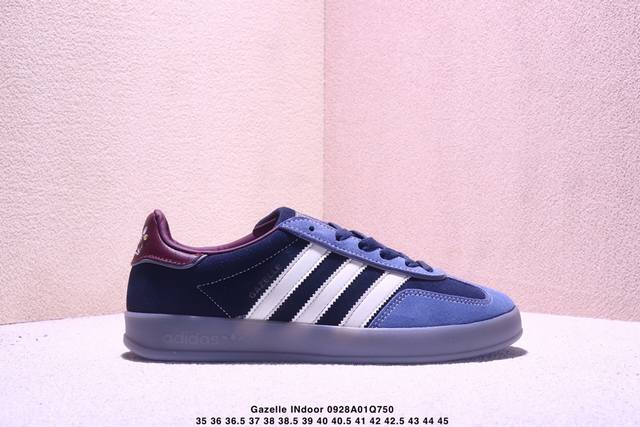 Company-level Adidas Originals Gazelle Indoor clover casual non-slip and wear-re