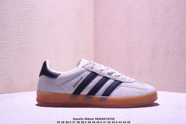 Company-level Adidas Originals Gazelle Indoor clover casual non-slip and wear-re