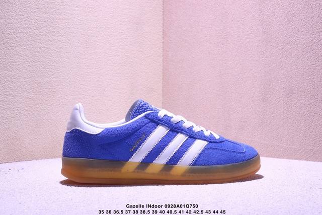 Company-level Adidas Originals Gazelle Indoor clover casual non-slip and wear-re