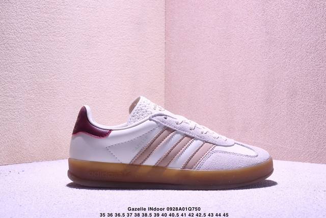 Company-level Adidas Originals Gazelle Indoor clover casual non-slip and wear-re