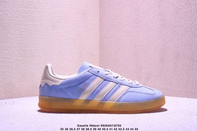 Company-level Adidas Originals Gazelle Indoor clover casual non-slip and wear-re