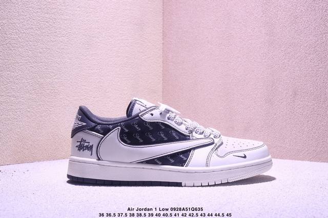 Travis Scott x Fragment Design x Jordan Air Jordan 1 Low Og Sp "Stussy Joint Whi