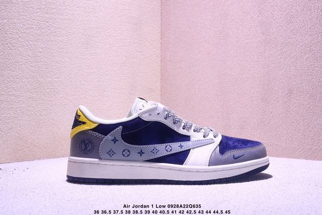Travis Scott x Fragment Design x Jordan Air Jordan 1 Low Og Sp "Nike Joint Blue,