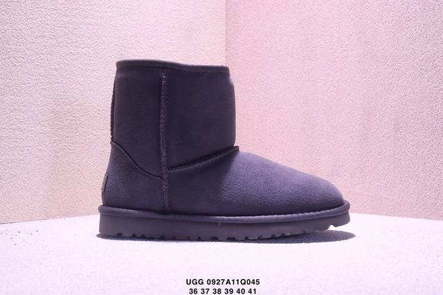 Ugg snow boots, thick-soled sheepskin and fur integrated 2025 new autumn and win