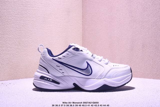 Corporate-level Nike Air Monarch IV leather daily versatile shock-absorbing non