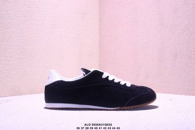 Alo Yogaalosunset's new suede low-top, thin-soled sneakers offer a minimalist st