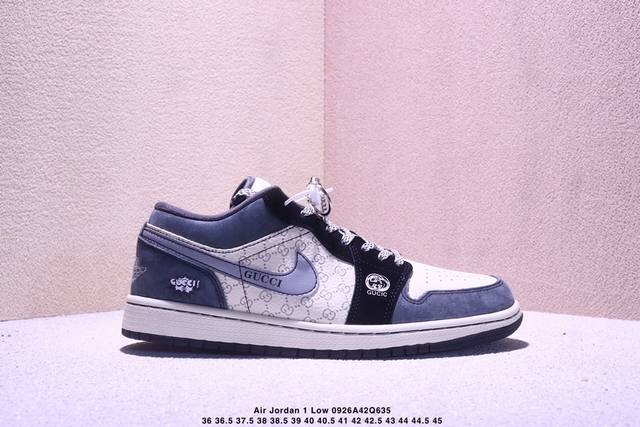 Overseas hit limited edition sale! High-end customized Air Jordan 1 Low Aj1 Joe