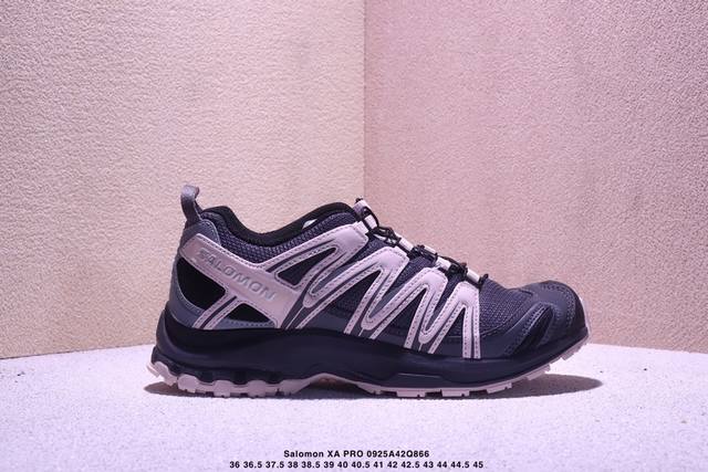 Salomon Xa pro 3D outdoor trail running shoes The upper uses Sensifit fitting te