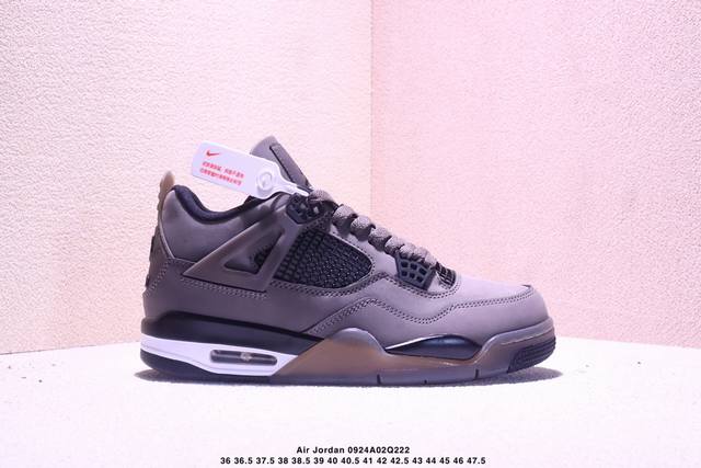 Jordan Air Jordan 4 Cave Stone And Black Comfortable, versatile, non-slip, wear-