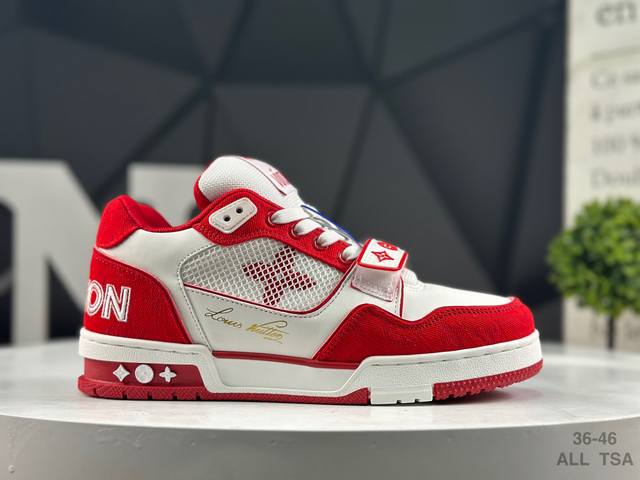 Louis Vuitton LV Louis Vuitton sneakers are a favorite among celebrities. Their
