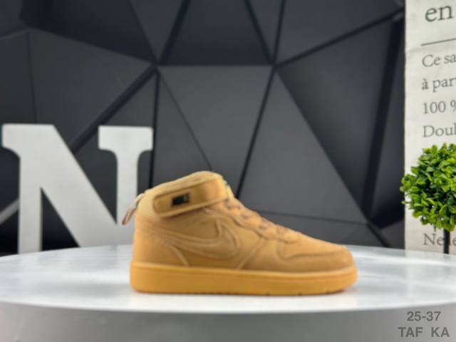 Premium children's shoes Nike Court Borough Low 2 college series high-top casua