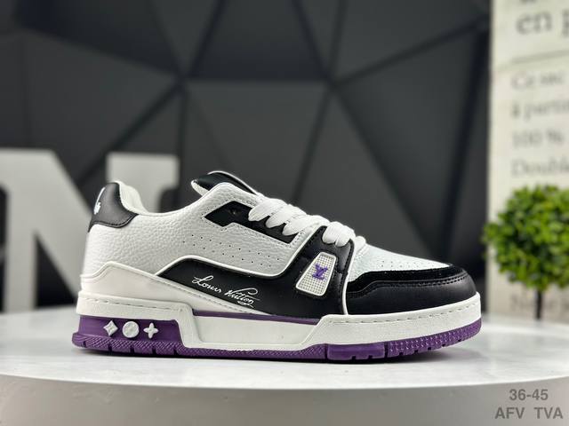 Louis Vuitton LV Louis Vuitton sneakers are a favorite among celebrities, with t