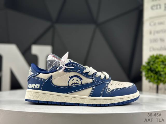 Welfare special price Nike Air Jordan 1 X Travis Scott Aj1 inverted hook Joe One