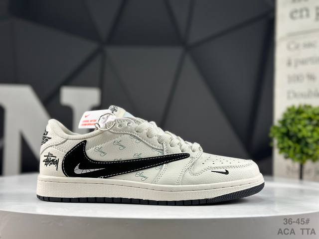 Welfare special price Company-level Nike Air Jordan 1 X Travis Scott Aj1 inverte