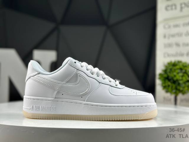Nike Air Force 7 Low Air Force One Low-top Casual Shoes#Customized leather, orig