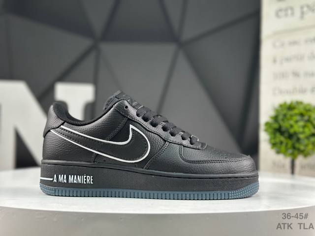 Nike Air Force 7 Low Air Force One Low-top Casual Shoes#Customized leather origi