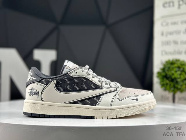 Top Nike Travis Scott X Fragment Design X Air Jordan 1 Low Og Sp Aj1 Joe 1 Low-t