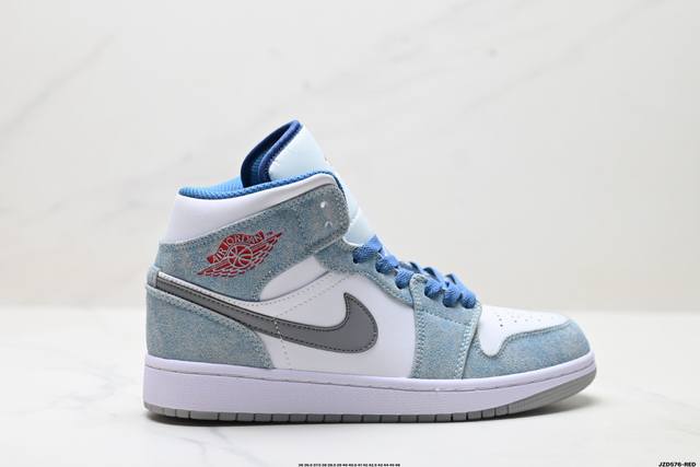 Genuine Nike Air Jordan 1 Retro Mid Aj1 Jordan Generation Mid-cut Classic Retro
