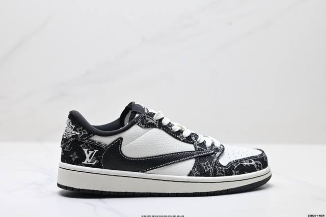 Corporate-level Nike Air Jordan 1 X Travis Scott Aj1 inverted hook Joe One inve
