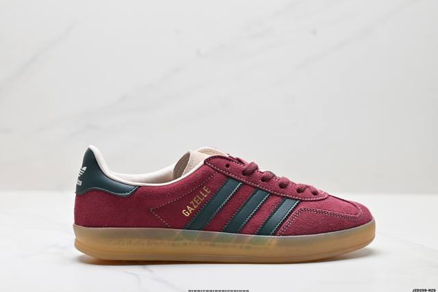 Company-level Adidas Originals Gazelle Indoor clover casual non-slip and wear-re