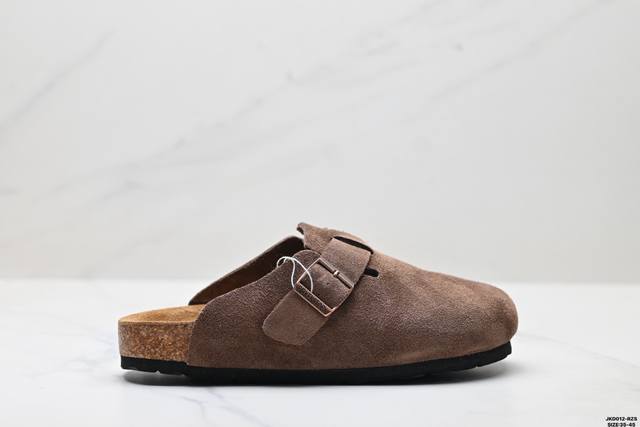 Corporate-level Birkenstock half-slipper series Chrome Hearts double-buckle met