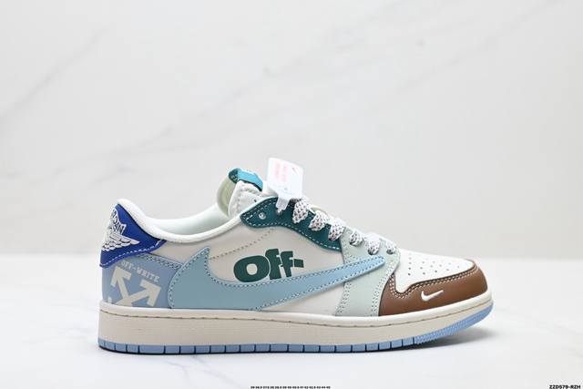 Corporate-level Nike Air Jordan 1 X Travis Scott Aj1 inverted hook Joe One inve