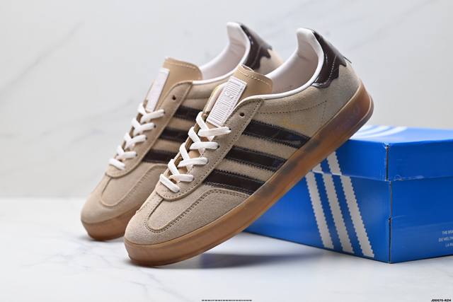 Company-level Adidas Originals Gazelle Indoor clover casual non-slip and wear-re