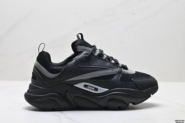 Genuine Dior B22 Cowhide Tech Mesh Comfortable Daily Low-Top Casual Shoes Size: