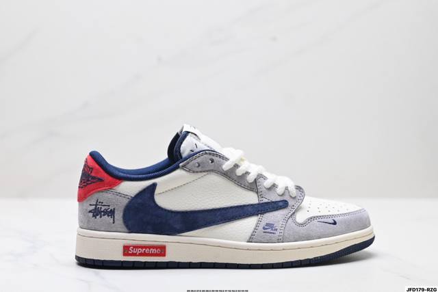 Company-level Aj1 inverted hook Travis Scott X Air Jordan 1 "Reverse Mocha" Aj1