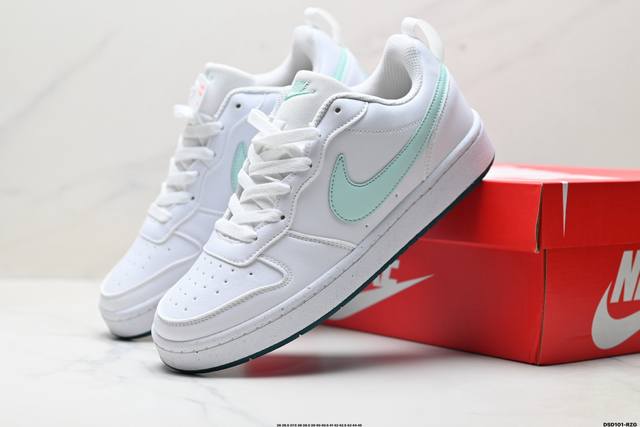Authentic Nike Court Borough Low, versatile breathable casual sports sneakersCl