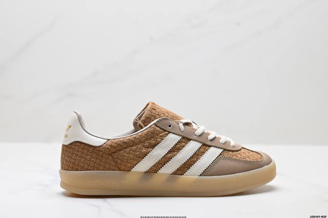 Company-level Adidas Originals Gazelle Indoor clover casual non-slip and wear-re