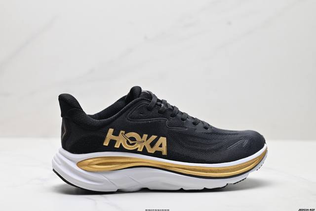 Corporate-level Hoka M Clifton 10 lightweight low-top outdoor trail running sho