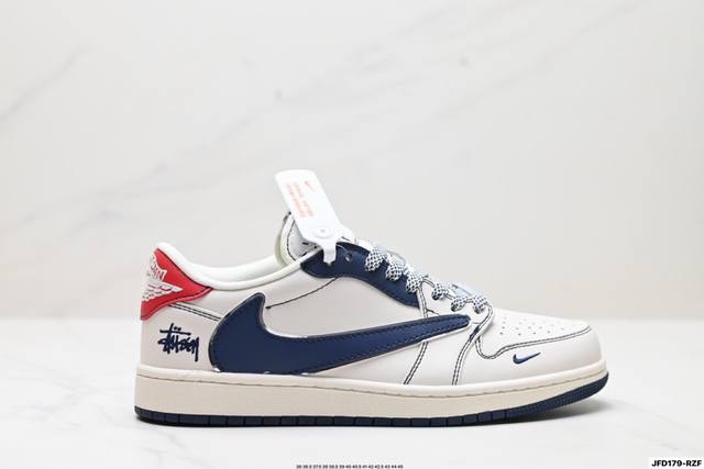 Corporate-level Nike Air Jordan 1 X Travis Scott Aj1 inverted hook Joe One inve