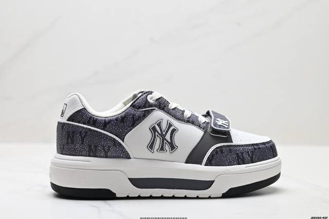 250 Corporate-level Mlb Chunky Liner Denim Trendy All-match Thick-soled Elevated